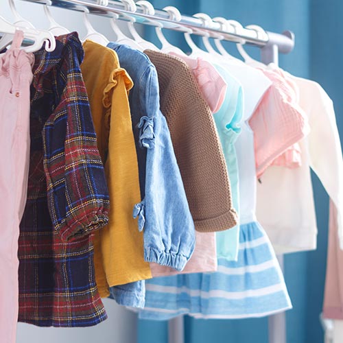children clothes cleaning